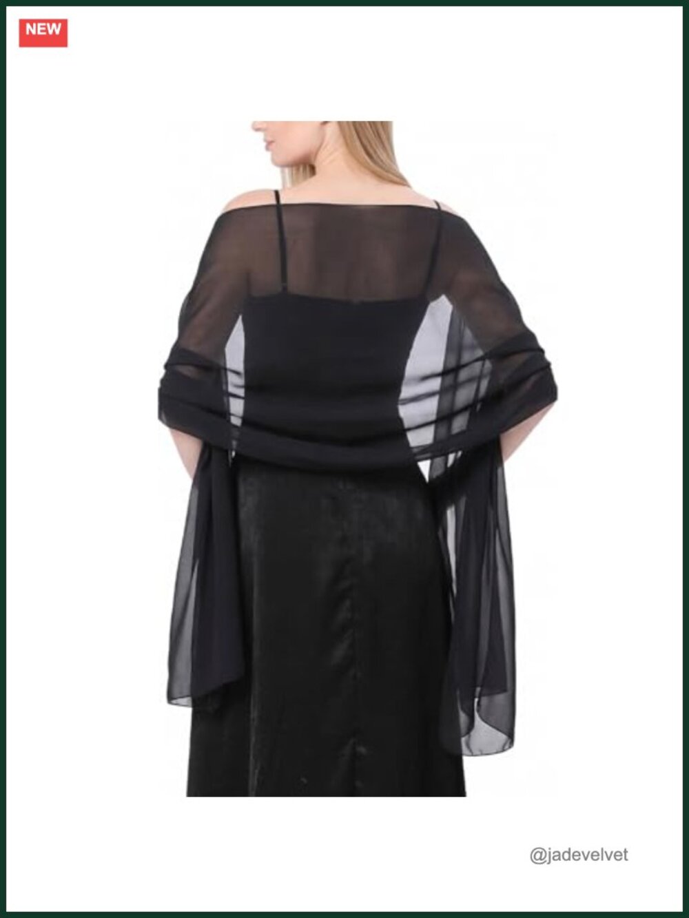 Evening Shawl Wrap Sheer Chiffon Scarf Dressy Formal Wedding Bride